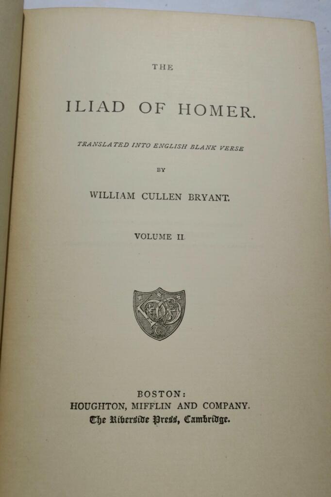 Homer's Iliad in English Blank Verse