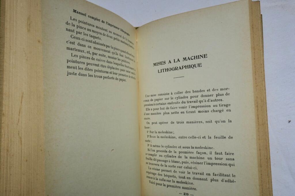 Vollständiges Handbuch für Lithografen