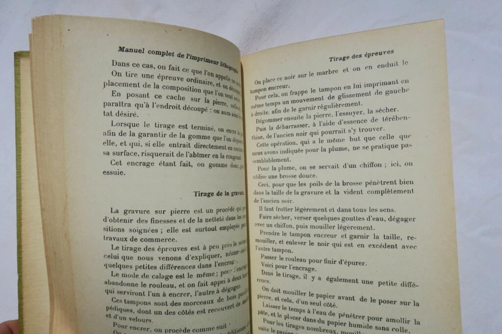 Vollständiges Handbuch für Lithografen