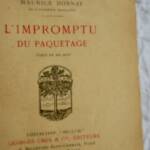 impromptu du paquetage 1916