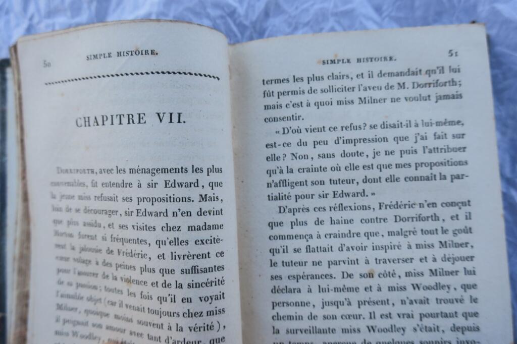 Eine einfache Geschichte - Pariser Ausgabe 1826