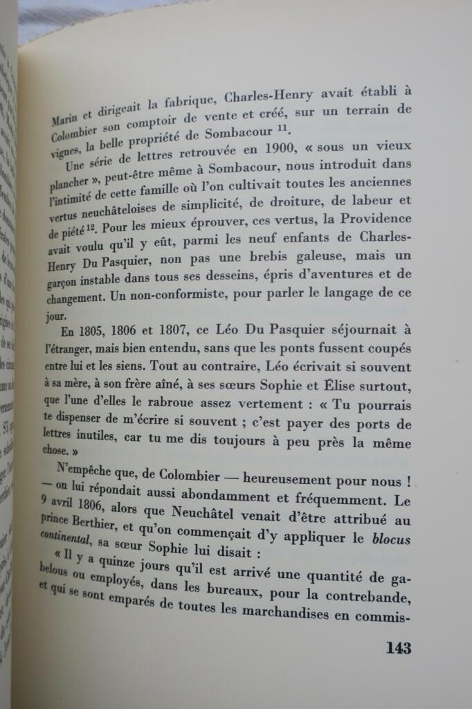 Indiennes neuchâteloises 1951