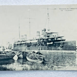 Indo ESCADRE DE L'INDO CHINE LE GUIEHEN + le Bouvet 1914