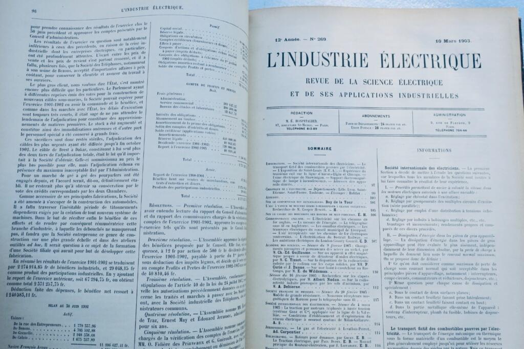 电气工业评论 - 科学与应用 1903年
