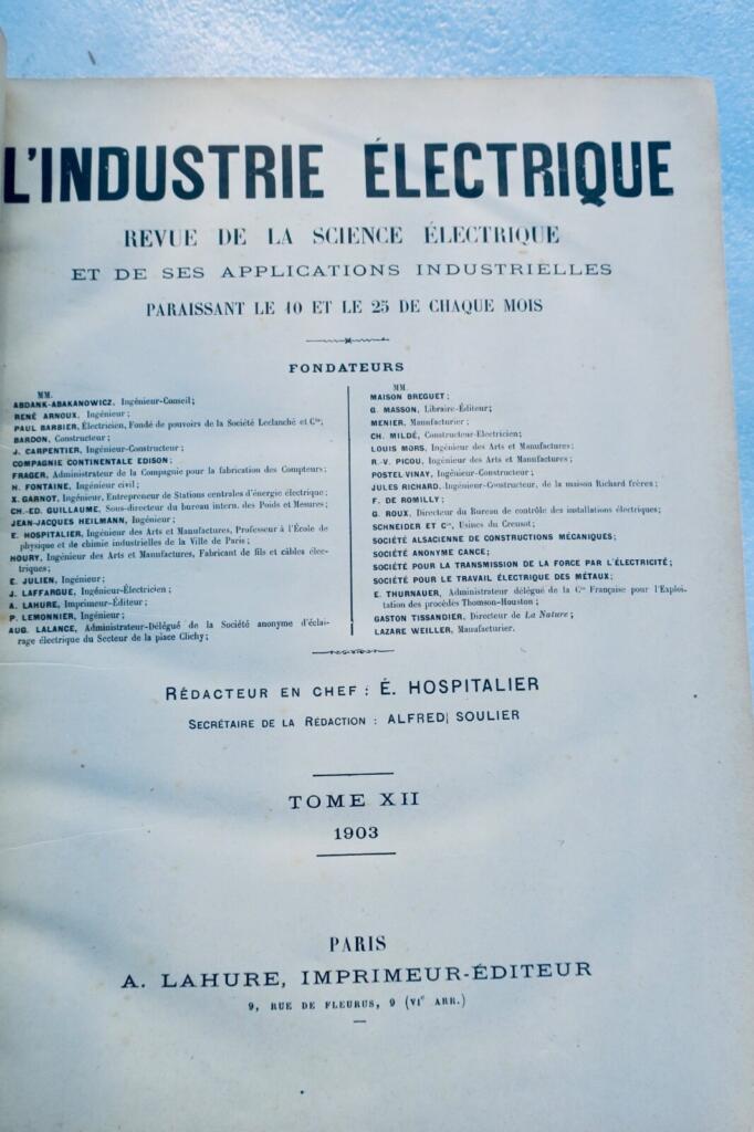 电气工业评论 - 科学与应用 1903年