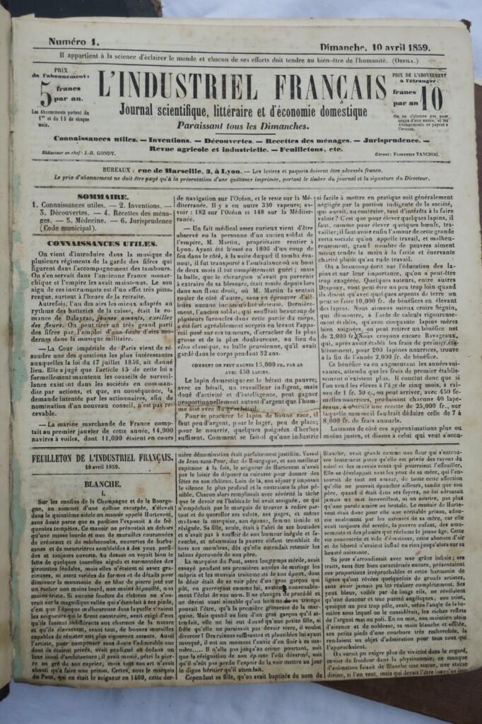 法国工业科学周刊 1859-1860