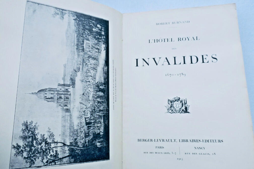 Royal Hotel of the Invalides - Historical Study