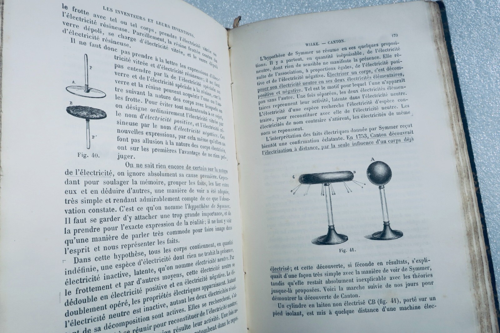 INVENTEURS ET LEURS INVENTIONS. HISTOIRE ELEMENTAIRE DES PRINCIPALES 1881 - La Librairie Antique