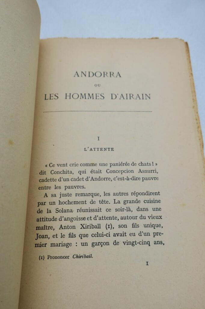 Eine Geschichte von Andorra und Bronzemännern