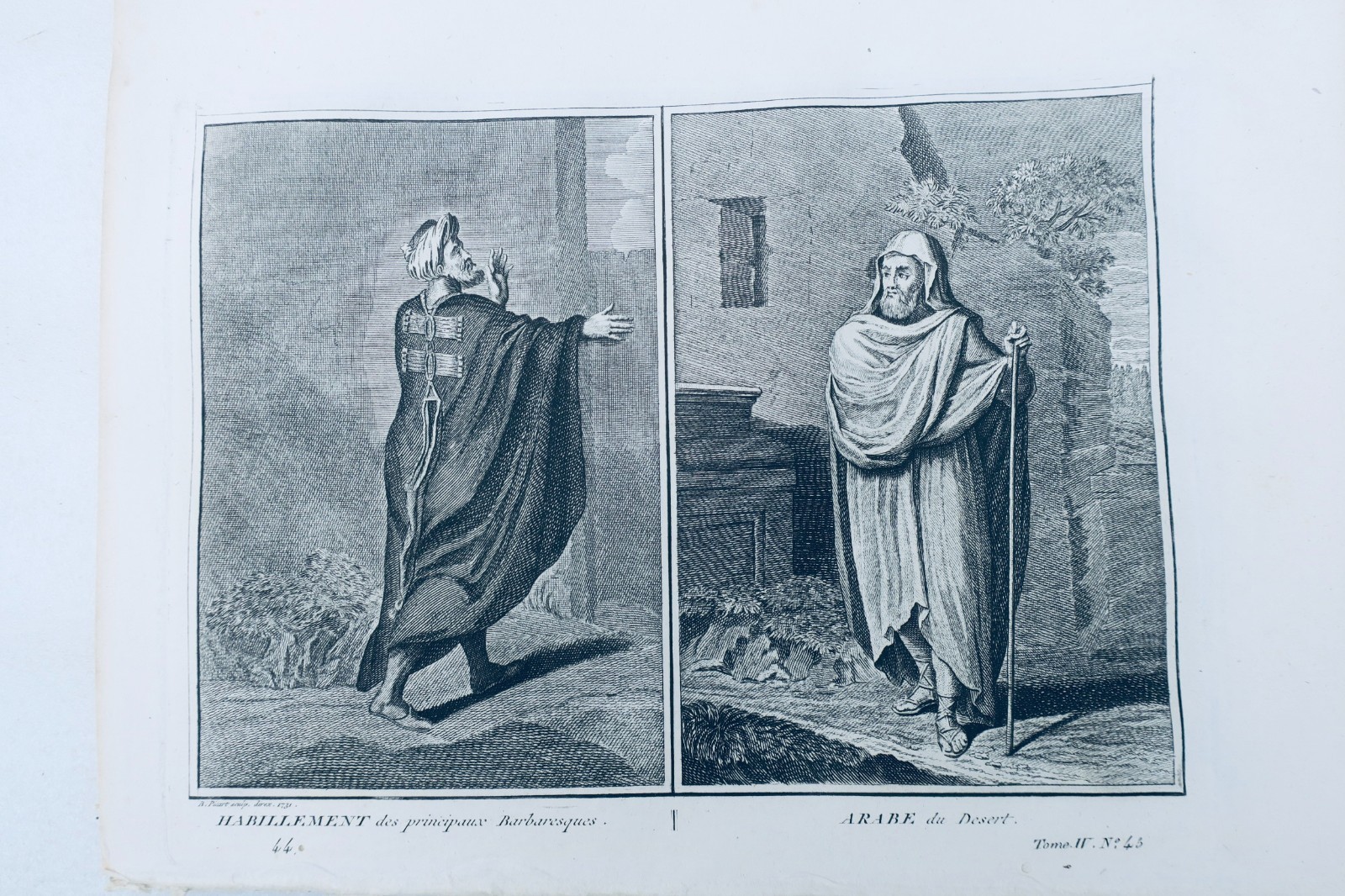 伊斯兰人物与东方服饰:钢版画 - Image 6