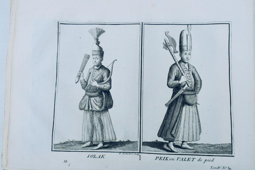 Islamische Figuren und orientalische Kostüme: Stahlstiche