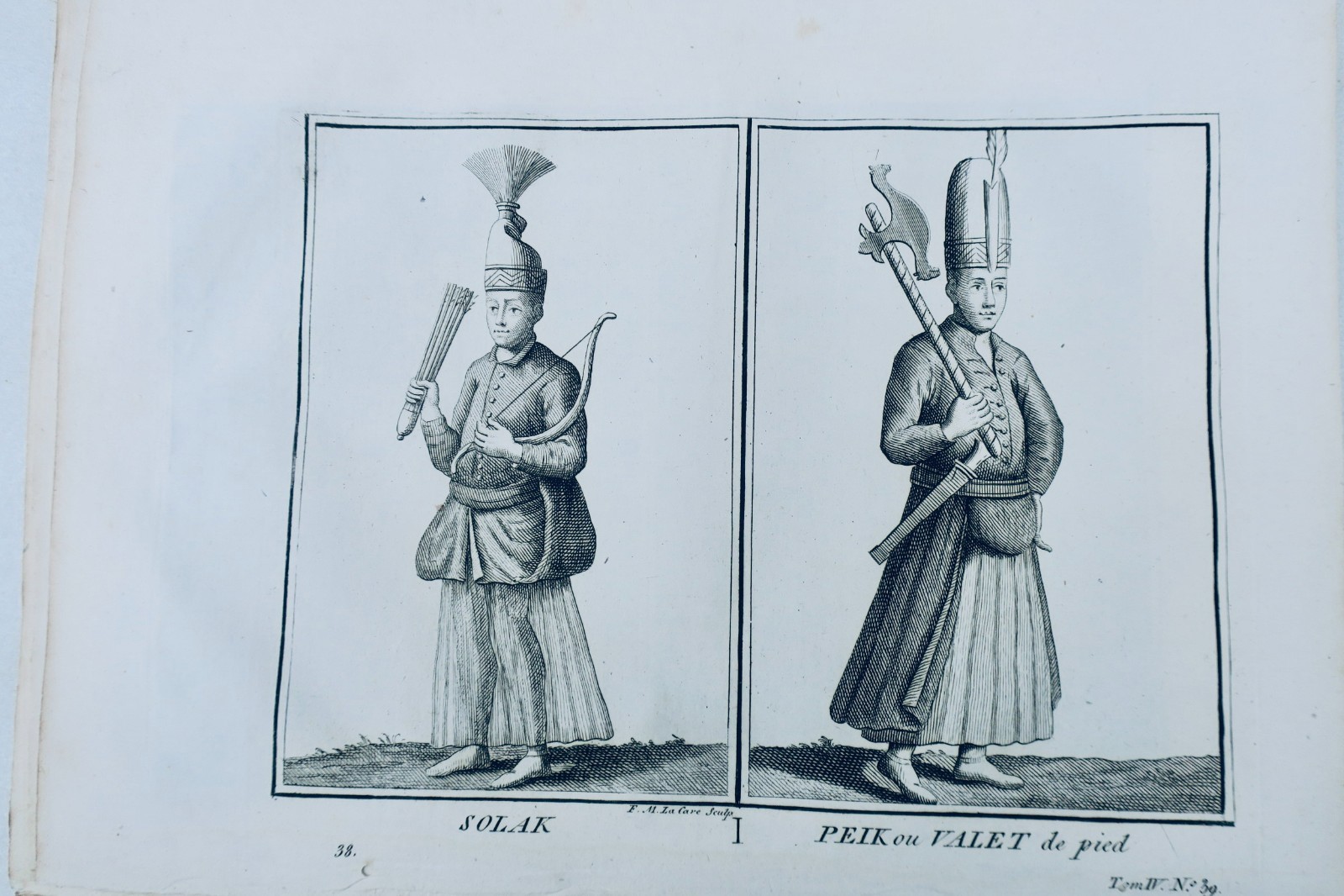 伊斯兰人物与东方服饰:钢版画 - Image 3