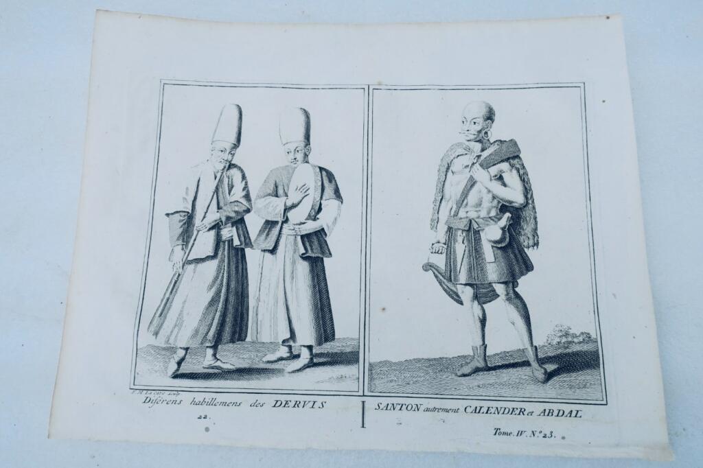 Islamische Figuren und orientalische Kostüme: Stahlstiche
