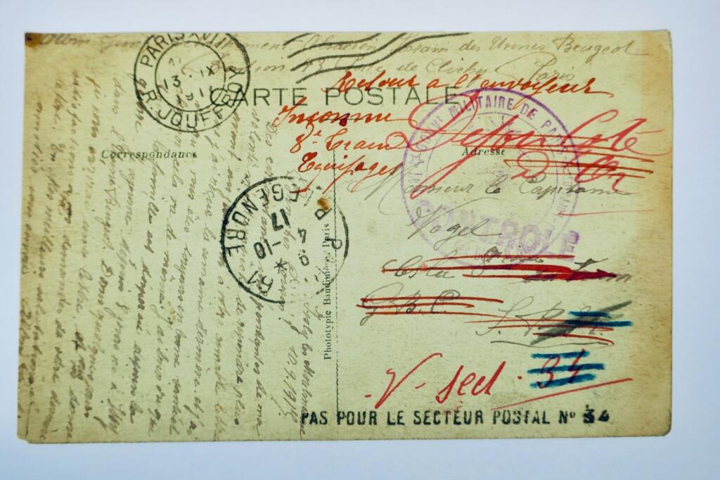 Issy les Moulineaux place voltaire 1917 Gouvt militaire de Paris