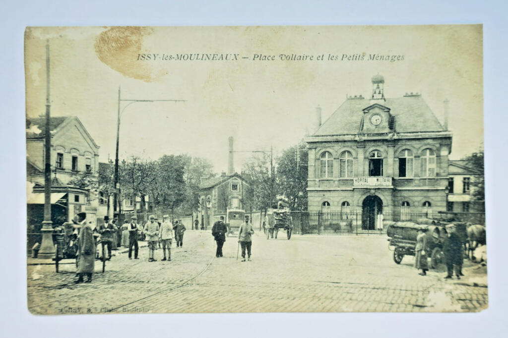 Issy les Moulineaux place voltaire 1917 Gouvt militaire de Paris