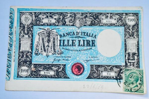 Italie LIRE 1000 lire 1909