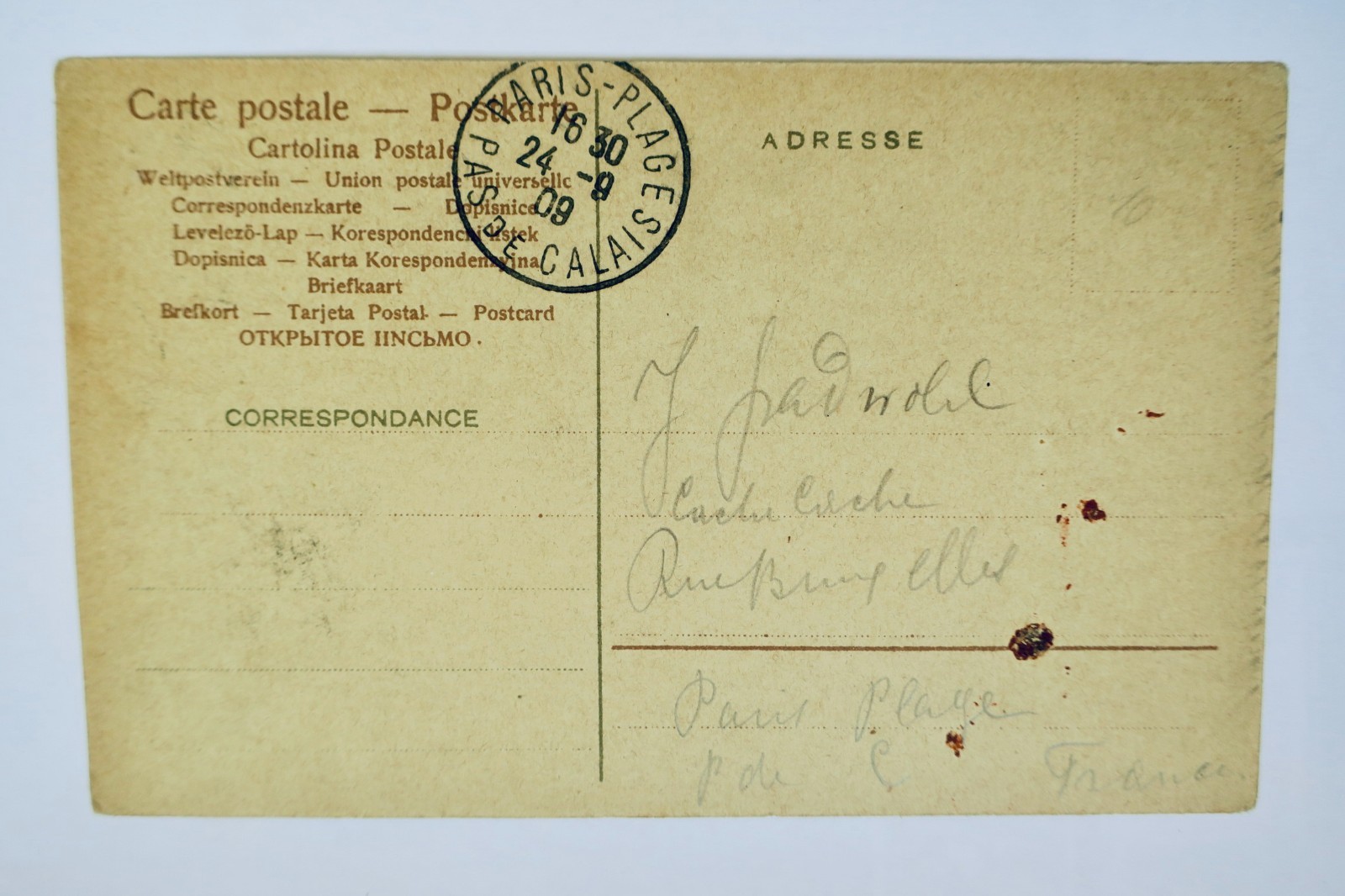 Italie LIRE 1000 lire 1909 - La Librairie Antique