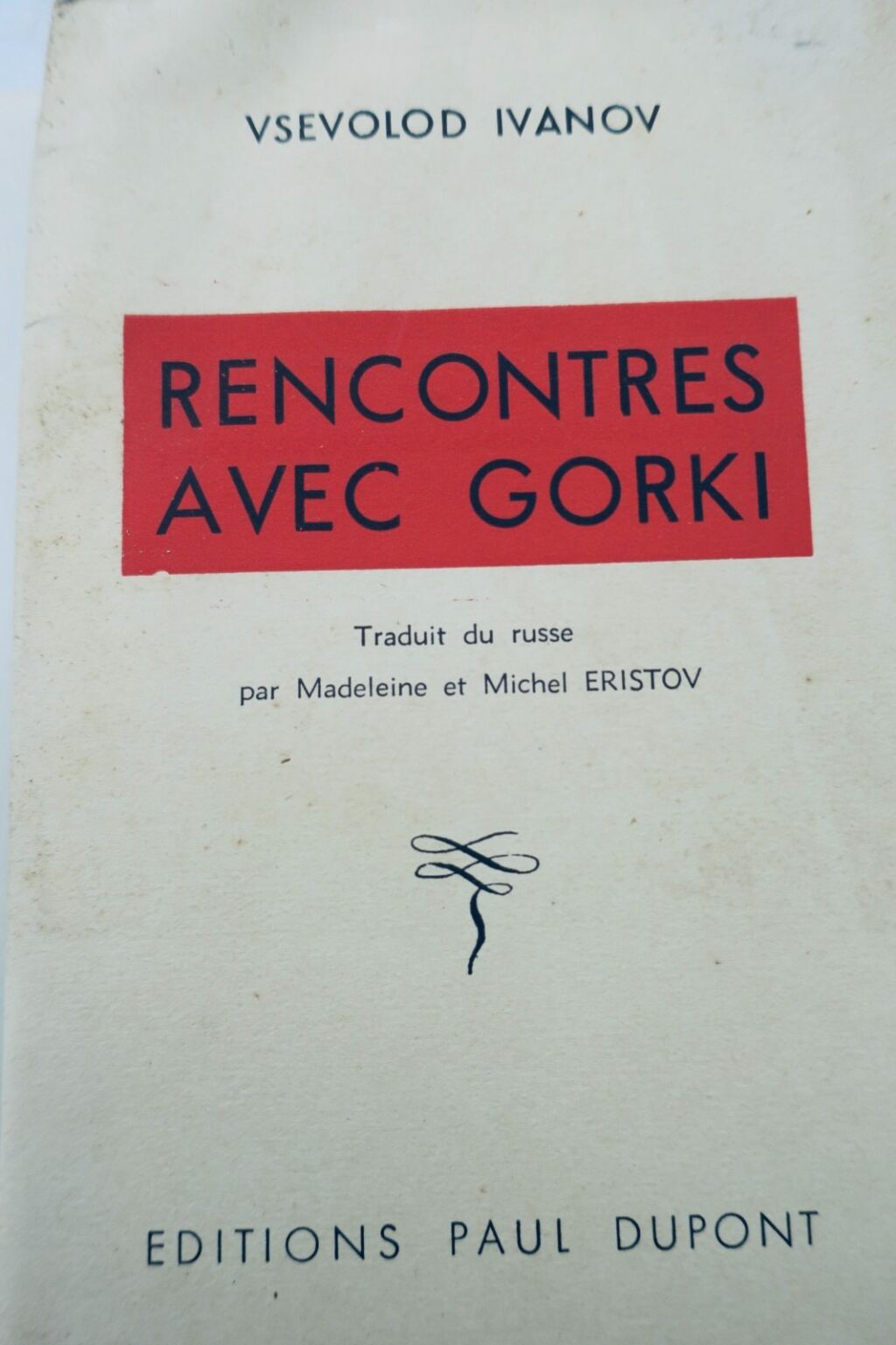 Ivanovs Begegnung mit Gorki