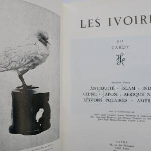 IVOIRES TARDY Europe, Antiquité, Islam, inde, Chine, Japon, Afrique Noire..