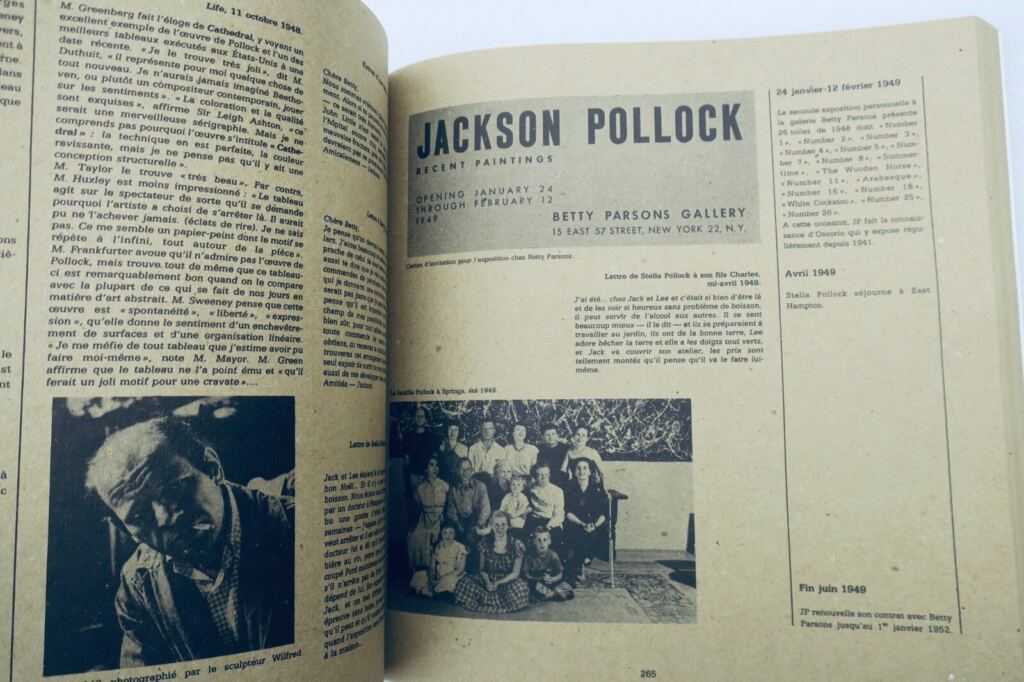 Jackson Pollock Ausstellungskatalog 1982
