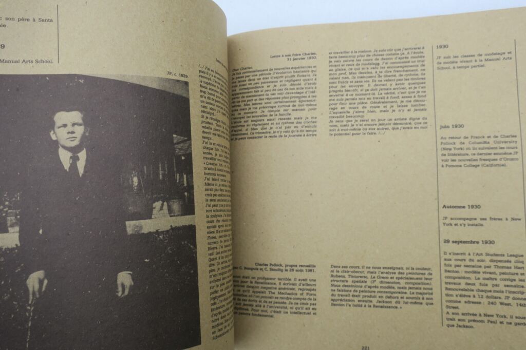 Jackson Pollock Ausstellungskatalog 1982