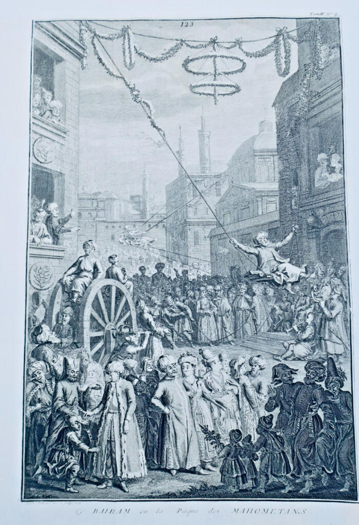 JACOB FOLKEMA Le Bairam ou la Pâque des Mahometans 1737