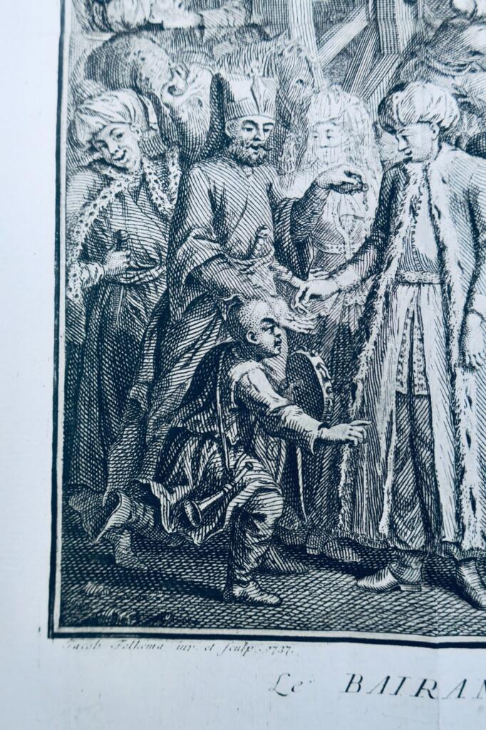 JACOB FOLKEMA Le Bairam ou la Pâque des Mahometans 1737