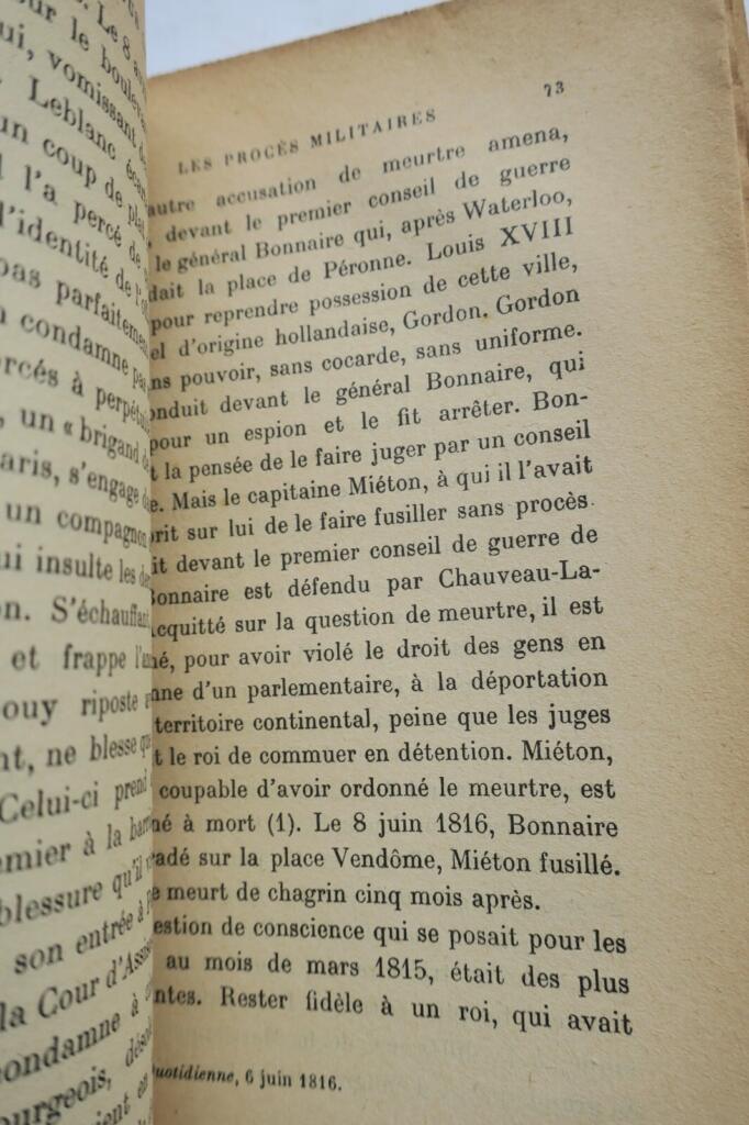 Jacomet Pierre Le Palais sous la Restauration 1815-1830 + dédicace