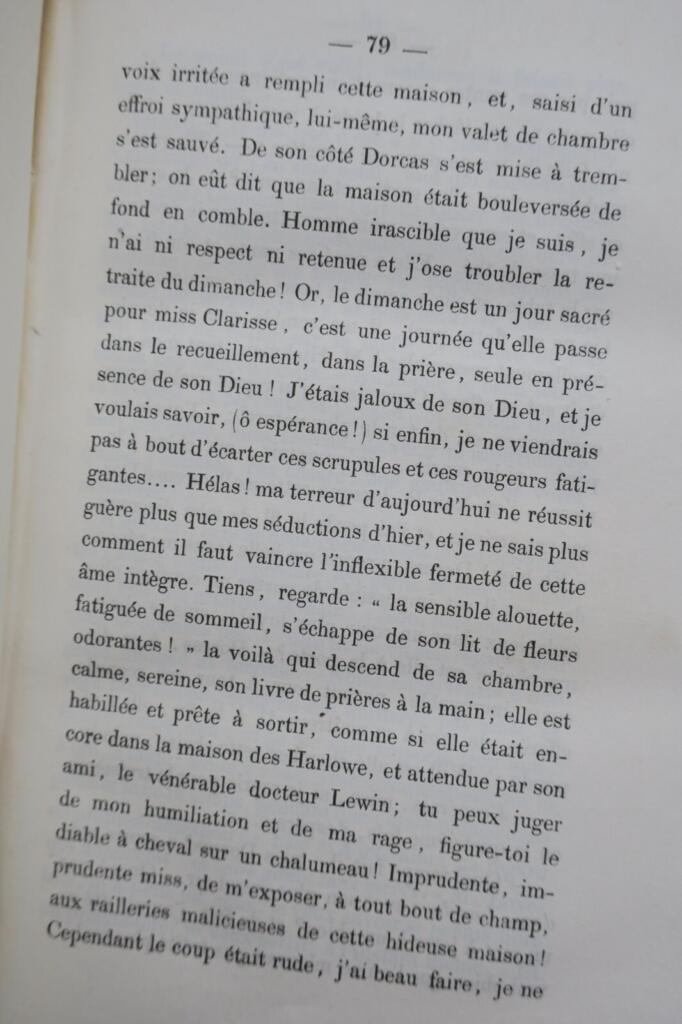 Richardsons Clarissa Harlowe mit Janins kritischem Essay