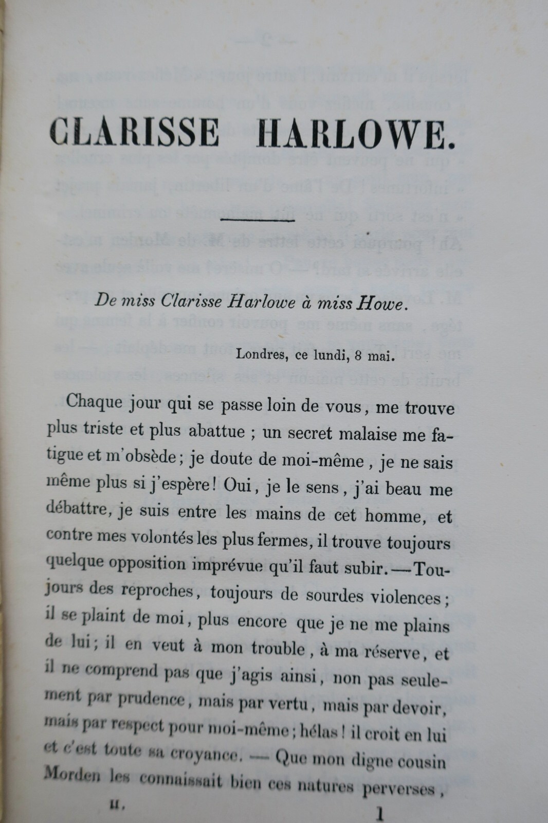 Richardsons Clarissa Harlowe mit Janins kritischem Essay<span class="lla-card-orig-wrap"><span class="lla-card-orig">❦ JANIN Clarisse Harlowe 1846</span></span> - La Librairie Antique
