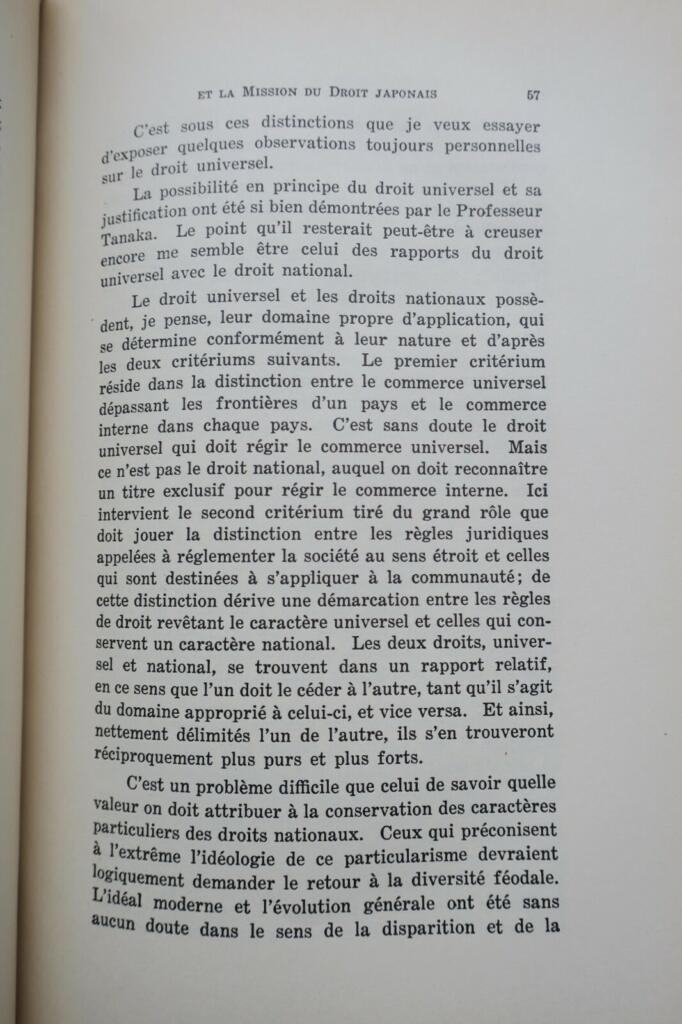 Experience of Japan in France