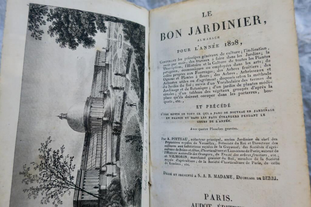 JARDIN bon jardinier. Almanach agricole pour l&rsquo;année 1828