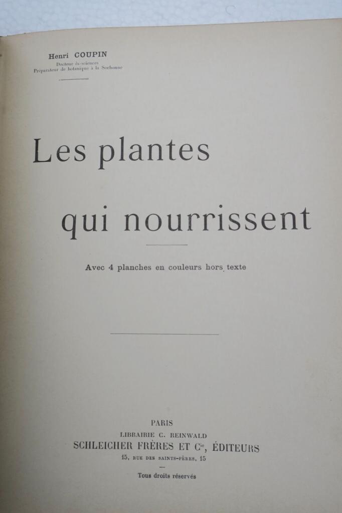 Plants: Nourishment, Healing, and Poison