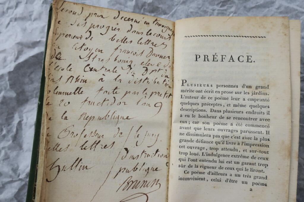 JARDIN DELILLE Les Jardins, ou l’art de l’embellir les paysages 1801