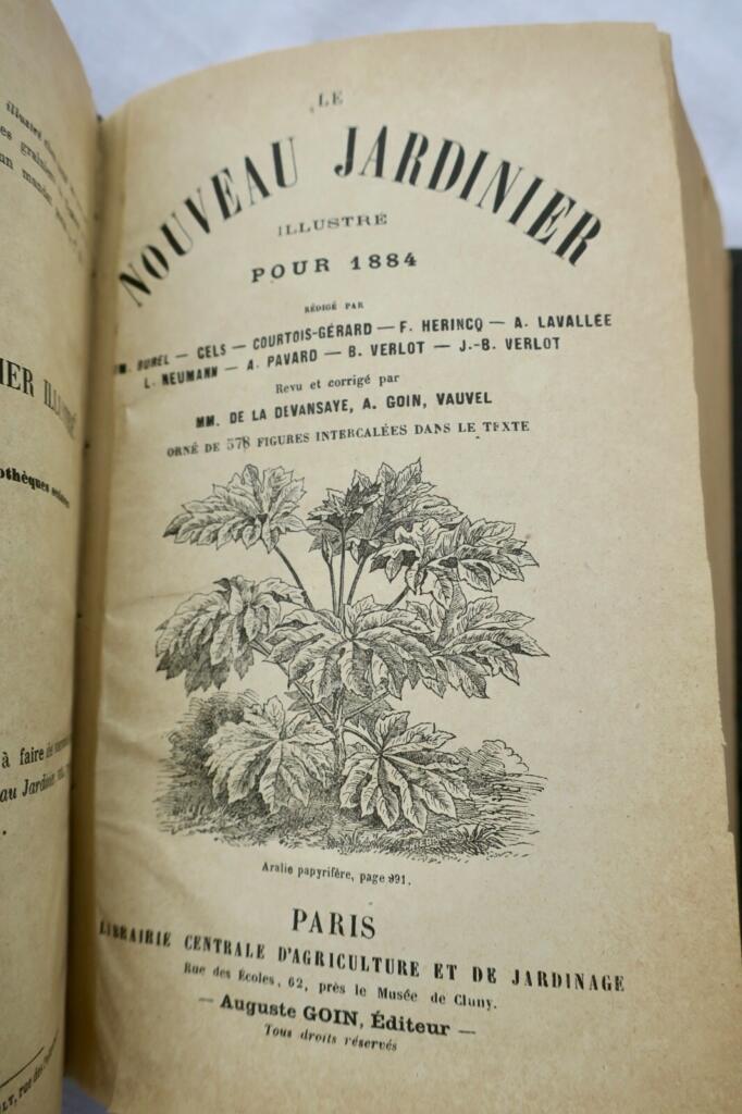 Illustriertes Gartenbuch aus 1884
