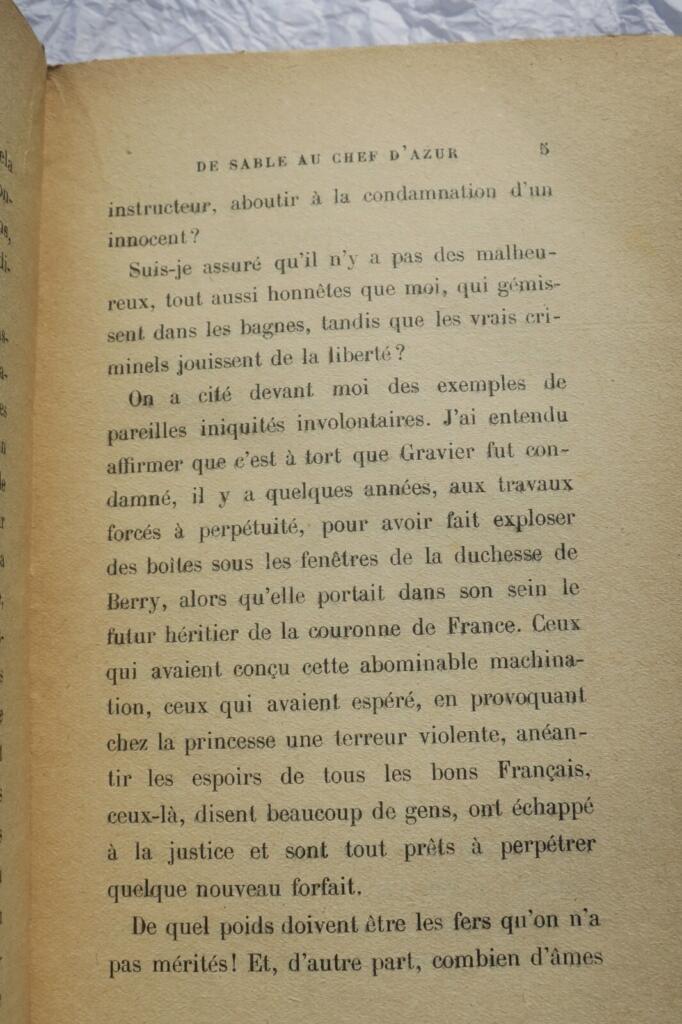 Novel featuring a blue-headed character