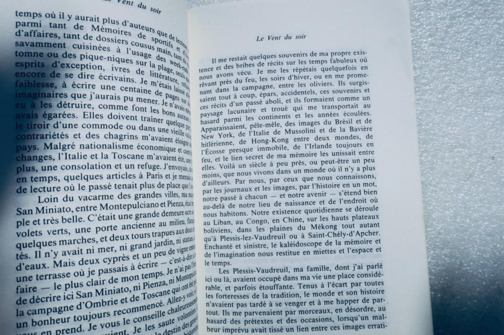 Jean D'Ormesson Der Abendwind + Widmung