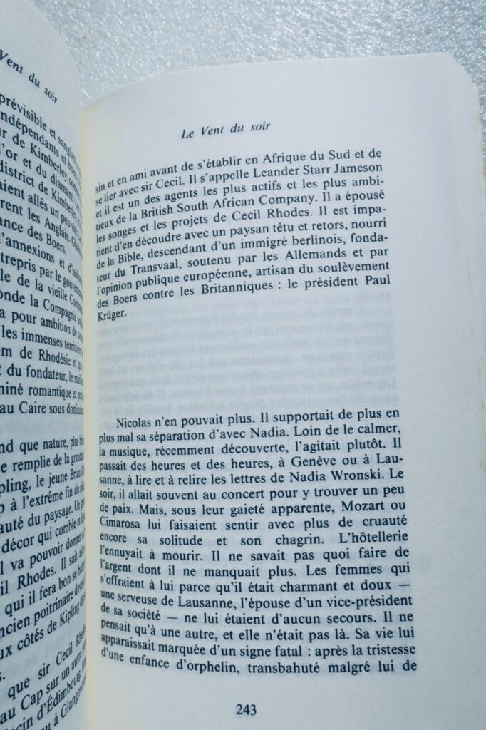 Jean D'Ormesson Der Abendwind + Widmung