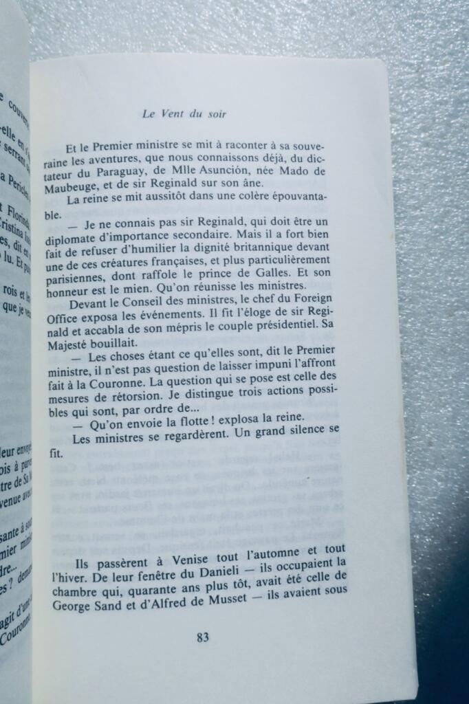 Jean D'Ormesson Der Abendwind + Widmung