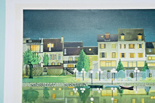 Original-Lithografie - Weiße Straßenlaternen - Image 6