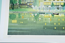 Original-Lithografie - Weiße Straßenlaternen - Image 7
