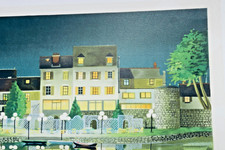 Original-Lithografie - Weiße Straßenlaternen - Image 5