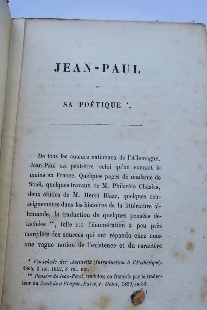 Jean-Paul's Poetic Philosophy