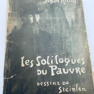 Johan RICTUS, Dessins de STEINLEIN, p. Seghers, 1919 Les Soliloques du Pauvre