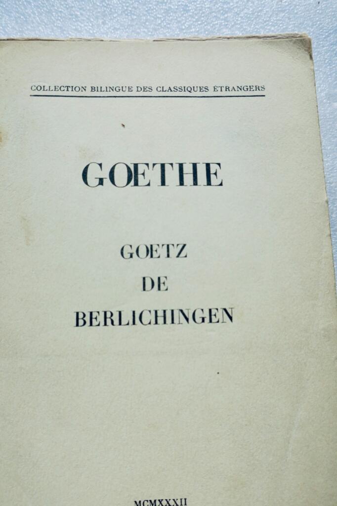 Goethe's Classic Drama