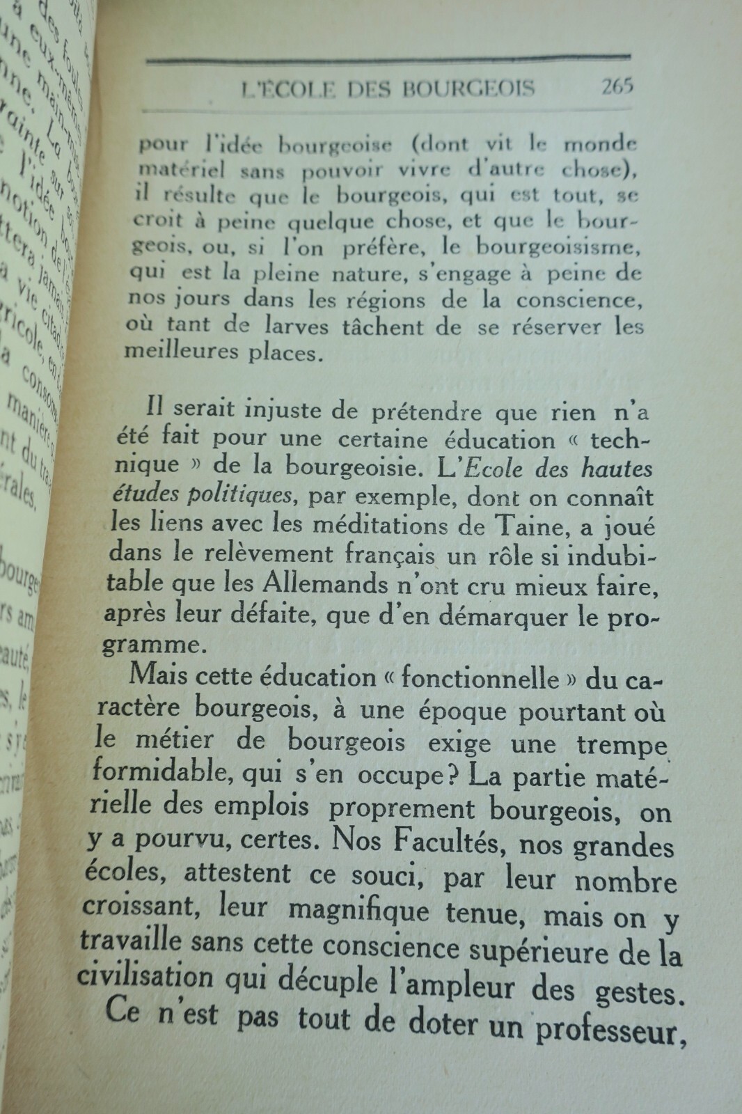 JOHANNET RENE ELOGE DU BOURGEOIS FRANCAIS - La Librairie Antique