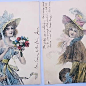 Jolies femmes Tuck éd. cartes postales 1903