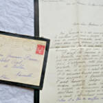 Josette André Romane belle lettre autographe manuscrite & signée