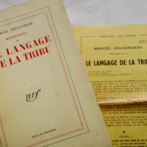 JOUHANDEAU (Marcel). Le Langage de la tribu S.P. + dédicace