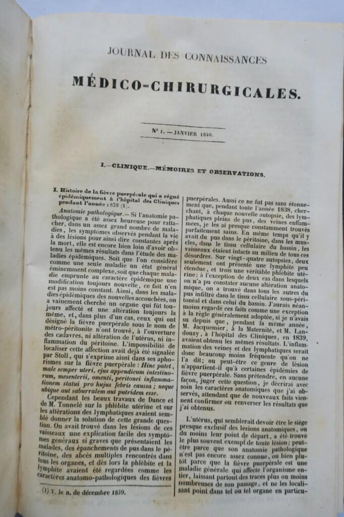 1839-1840年の医学外科ジャーナル